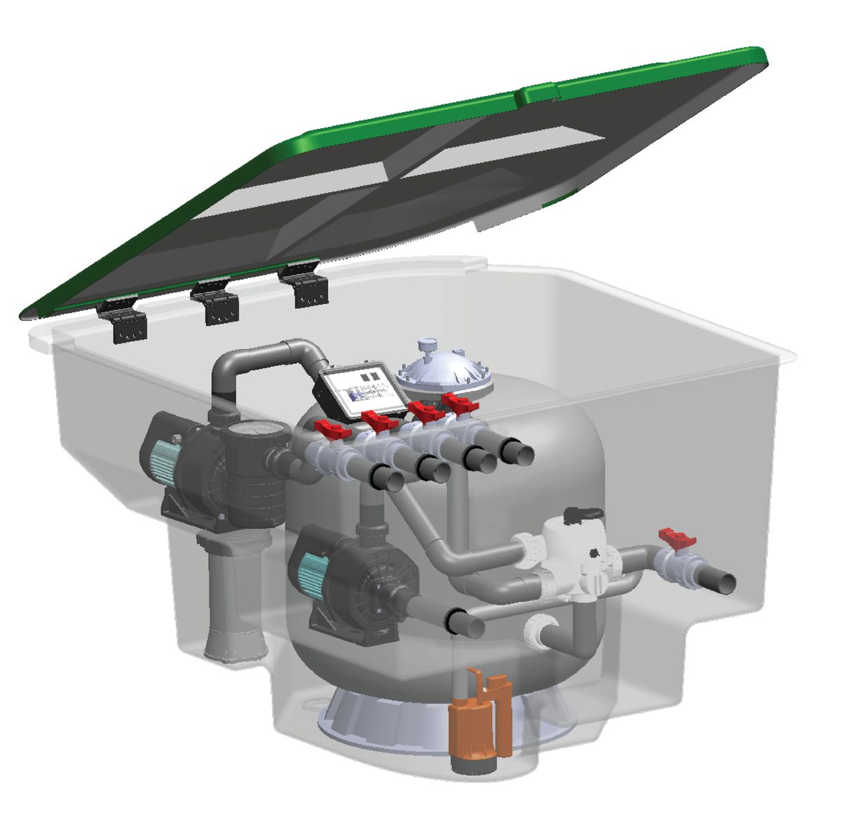 EMD Series In-ground Filter System view 3